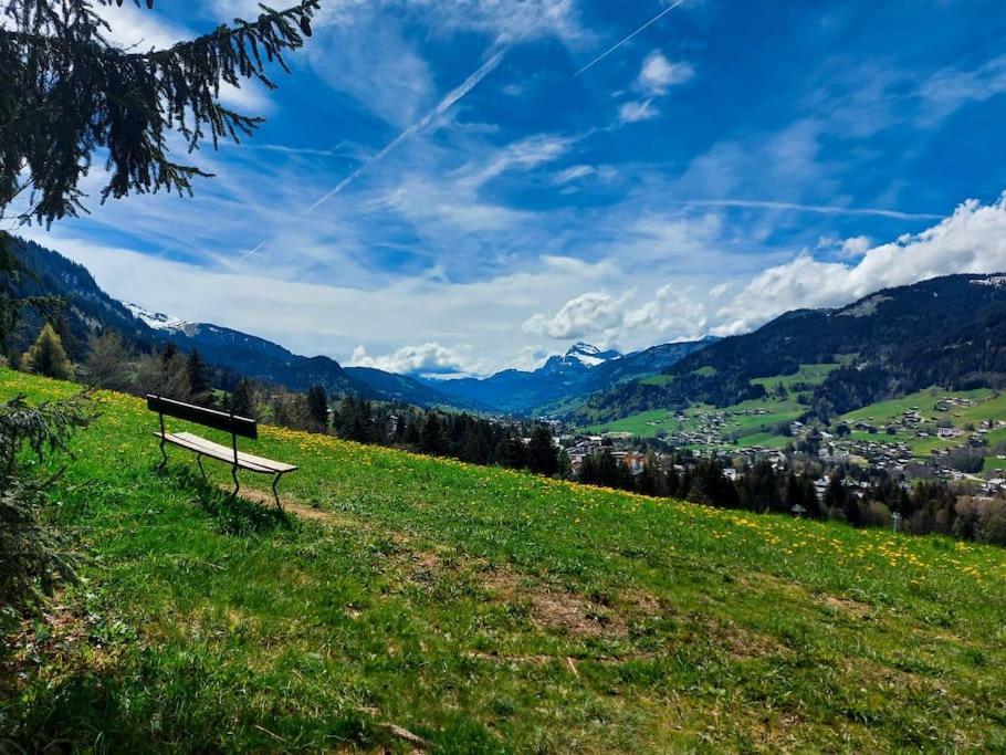 Logement A Megeve Avec Jardin Eksteriør bilde